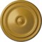 Ekena Millwork Reece Ceiling Medallion (Fits Canopies up to 2 3/8"), Hand-Painted Iridescent Gold, 12"OD x 1 3/4"P CM12REIGS - alternate 1